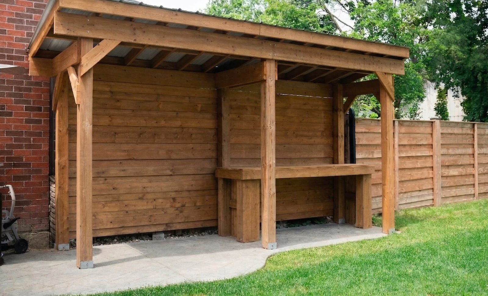 Show Lytton Park custom timber pergola